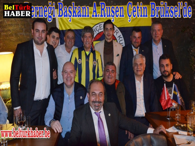 1907 Derneği Başkanı A.Ruşen Çetin Brüksel’de
