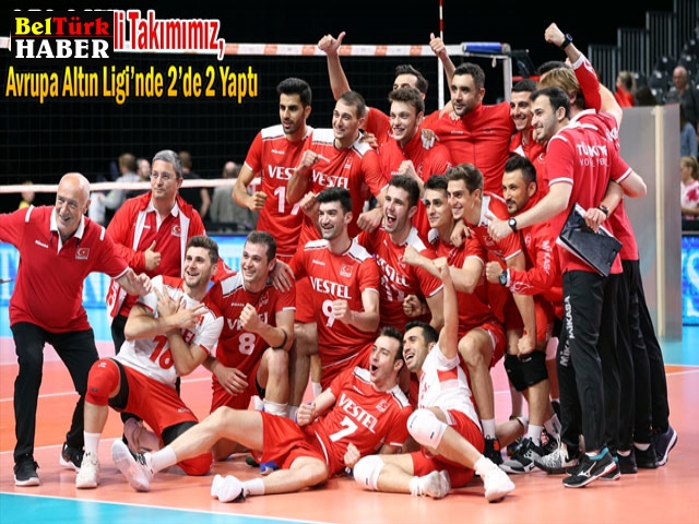 A Milli Erkek Voleybol Takımı Belçika'yı yendi