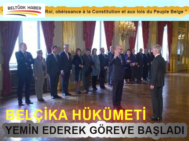 Yeni Belçika hükümeti yemin etti
