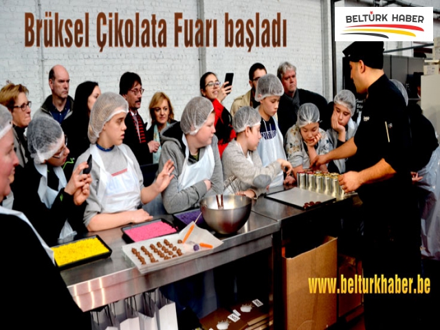 Brüksel çikolata fuarı başladı