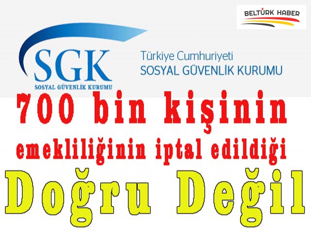 SGK: 25 milyar dolar gibi bir zarara uğratılmamız mümkün değil