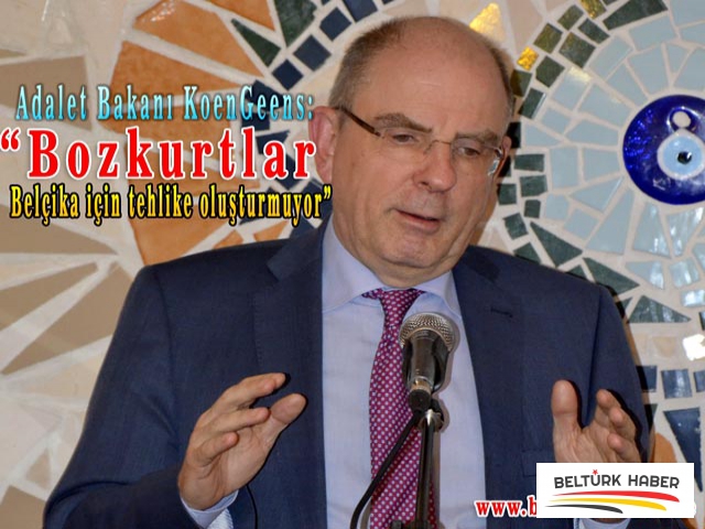 Adalet Bakanı Koen:"Bozkurtlar Belçika siyasetine sızmıyor"