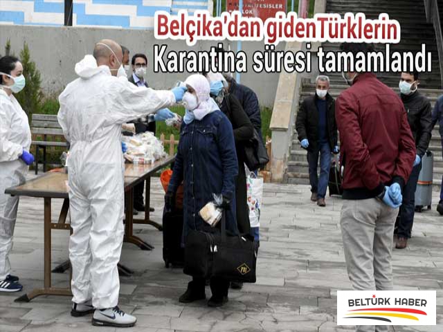 Belçika'dan gidenTürklerin Gümüşhane'deki karantina süresi tamamlandı