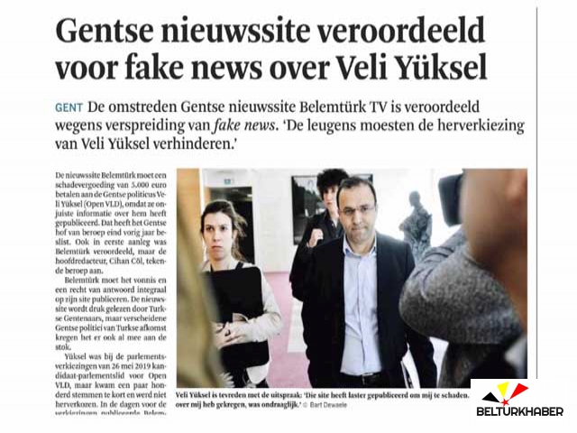 BelemtürkTV/Cihan Çöl Yalan Haber Yapmaktan Yargılandı