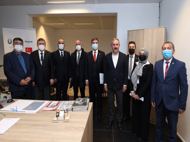 Efkan Ala, Belçika'da Türklerle buluştu