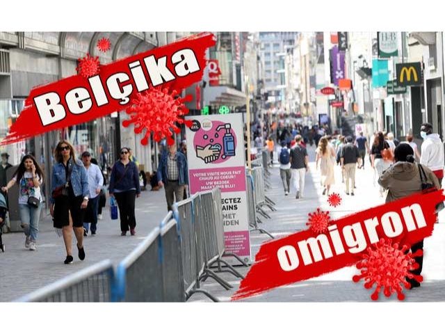 Belçika'da günlük Kovid-19 vaka sayısı 50 bine yaklaştı