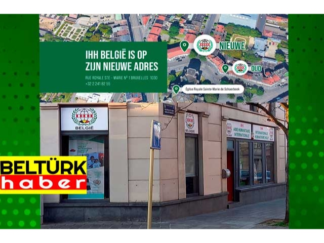 İHH Belçika Yeni Adresinde