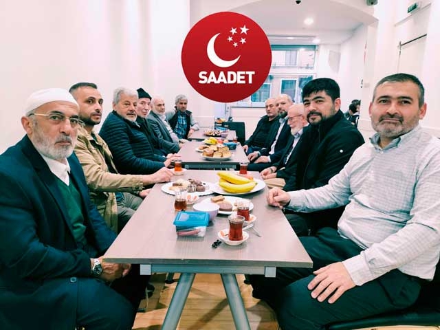 Belçika Saadet Partililer Bayramlaştı