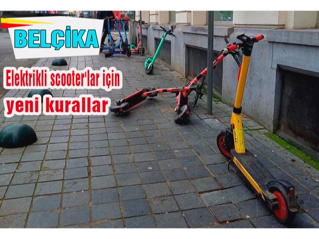 Belçika'da elektrikli scooter'lar için yeni kurallar