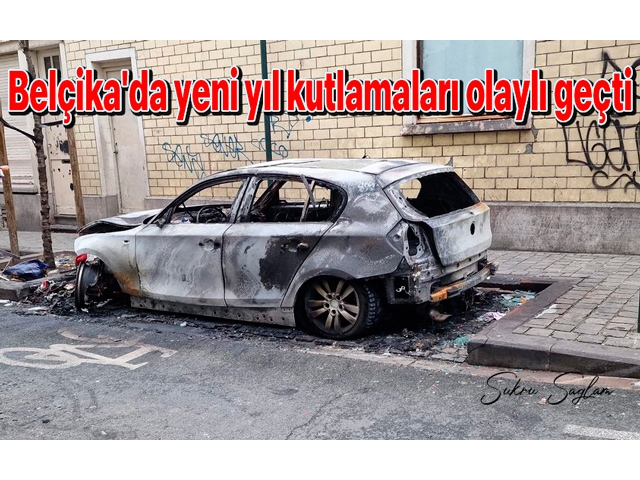 Belçika'da yeni yıl kutlamaları olaylı geçti