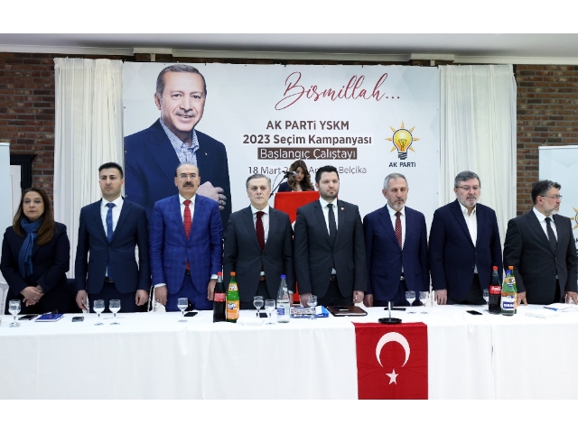 AK Parti seçim için yurt dışı çalışmalarını Belçika'da başlattı