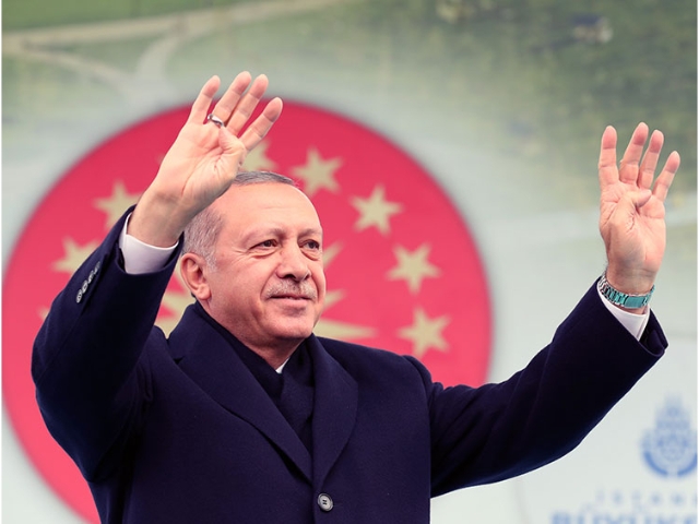 Cumhur İttifakı'nın cumhurbaşkanı adayı Recep Tayyip Erdoğan