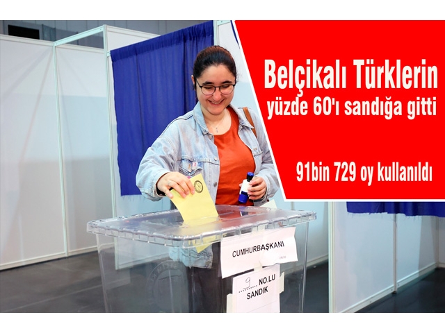 Belçikalı Türklerin yüzde 60'ı sandığa gitti