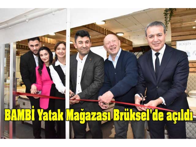 BAMBİ Yatak Mağazası Brüksel'de açıldı