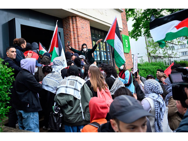 Belçika Üniversitelerinde Gazze'ye Destek Protestoları