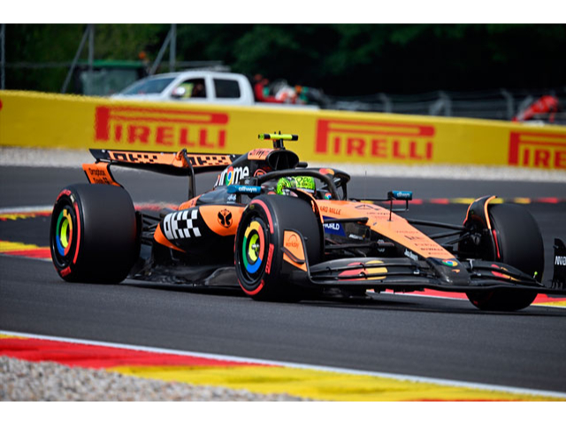 Formula 1 Belçika Prix'sinde pole pozisyonu Lando Norris'in