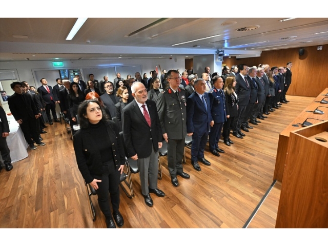 Büyük Önder Atatürk, ebediyete intikalinin 87. yılında Brüksel'de anıldı