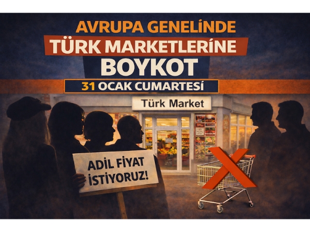 Avrupa'da Türk Marketlere Boykot Büyüyor