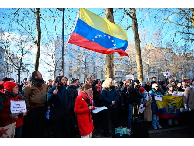 Belçika'da ABD'nin Venezuela'ya, müdahalesi protesto edildi