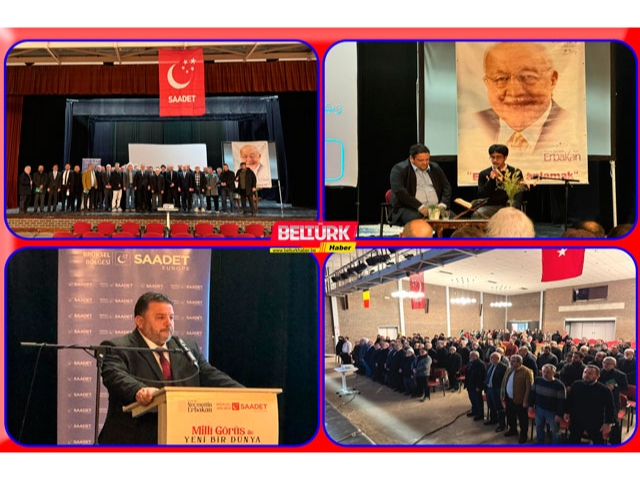 Erbakan, Vefatının 15. Yılında Belçika’da Anıldı