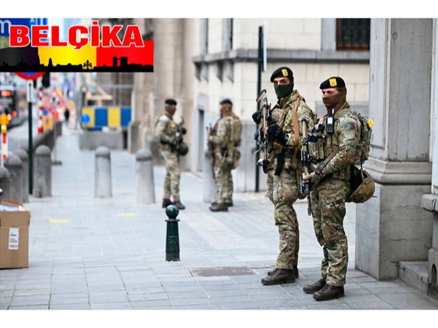 Belçika'da askerler, Yahudilerin yoğun bulunduğu alanları korumak için sokağa indi