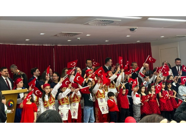 Brüksel'de 23 Nisan Ulusal Egemenlik ve Çocuk Bayramı kutlandı