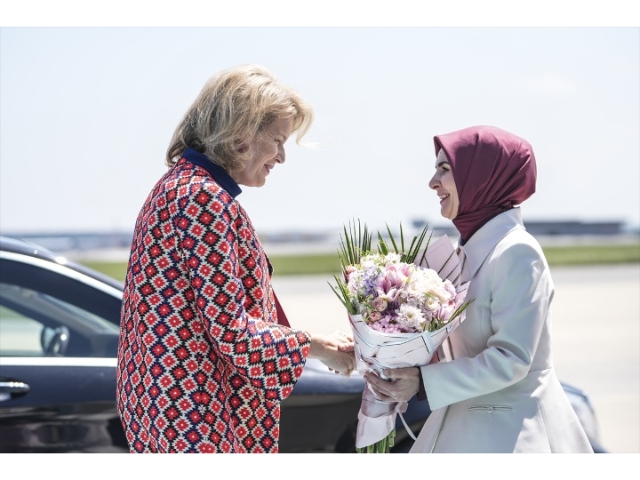 Belçika Kraliçesi Mathilde, İstanbul’da