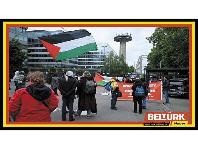 Belçika’nın İsrail’in katılımına rağmen Eurovision'dan çekilmemesi protesto edildi