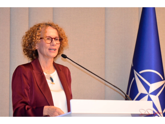 NATO Genel Sekreter Yardımcısı Shekerinska, İletişim Başkanlığının Brüksel'deki panelinde konuştu