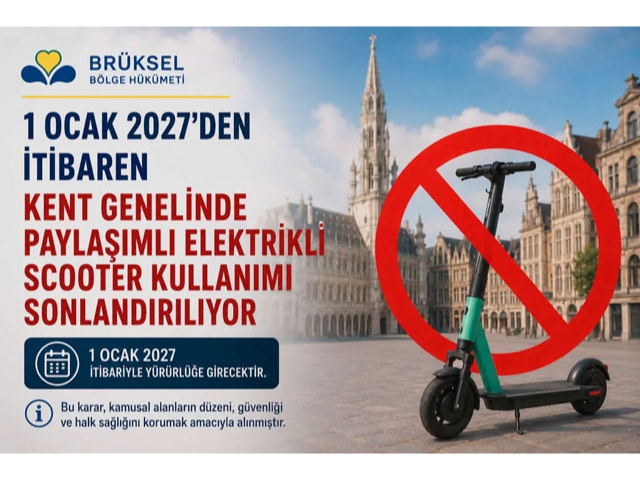 Brüksel Sokaklarında Scooter Devri Kapanıyor: Yasak 2027’de Başlıyor