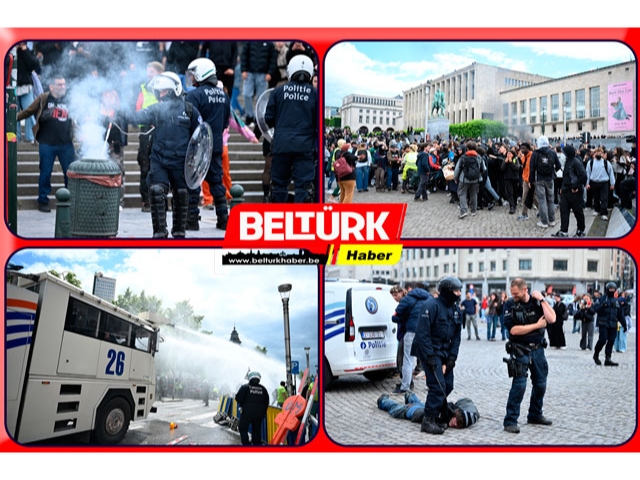Brüksel'de eğitimde tasarruf önlemlerine karşı protestolar sürüyor