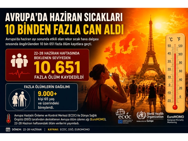 Avrupa'da haziran sıcakları 10 binden fazla can aldı