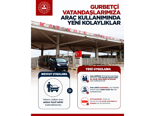 Yabancı Plakalı Araç Kullanımında Yeni Dönem
