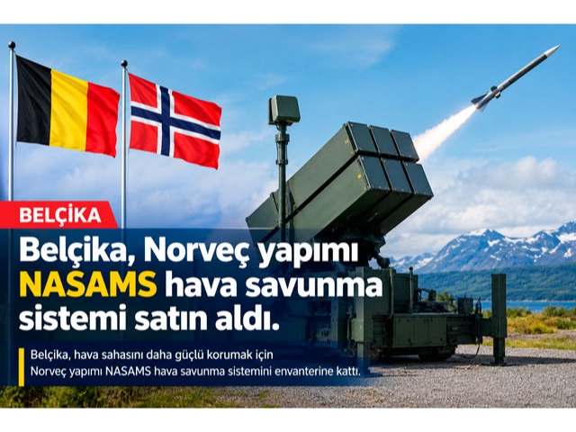Belçika, Norveç yapımı NASAMS hava savunma sistemi satın alacak
