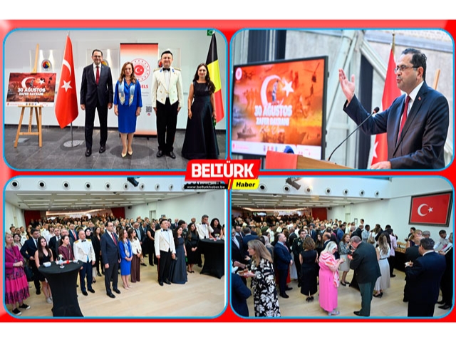 Brüksel'de 30 Ağustos Zafer Bayramı resepsiyonu düzenlendi