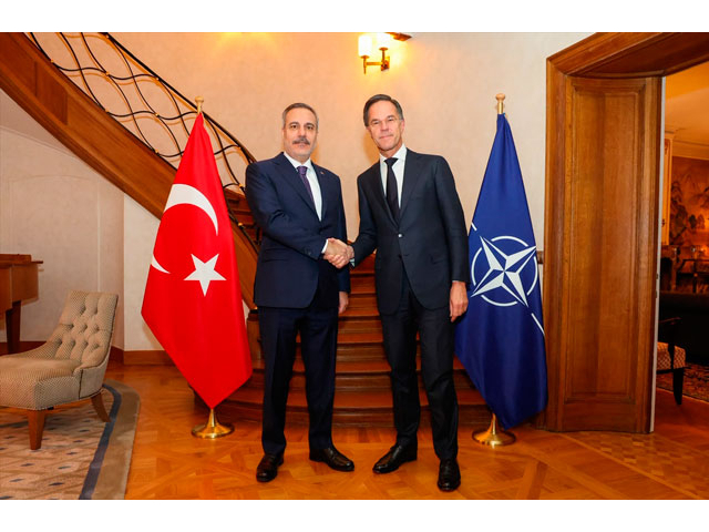 Dışişleri Bakanı Fidan, Brüksel'de NATO Genel Sekreteri Rutte ile görüştü