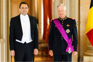 Büyükelçi Tantekin, Kral Philippe’e Güven Mektubunu Sundu