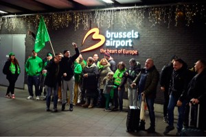 Belçika'da grev üçüncü gününde