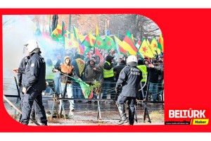 Brüksel'de polis memurlarını yaralayan terör örgütü YPG/SDG yandaşları tutuklandı