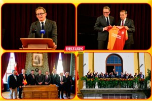 Brüksel Bölgesi Başbakanı Boris Dillies, Galatasaray Lisesi'ni ziyaret etti