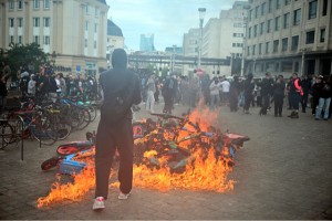 Brüksel'de eğitimde tasarruf önlemlerine yönelik yeni protesto düzenlendi