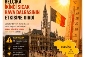 Belçika ikinci sıcak hava dalgasının etkisine girdi