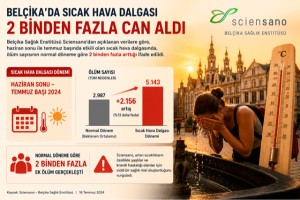 Belçika, sıcak hava dalgasının yol açtığı ölümlerin 2 bini aştığını bildirdi