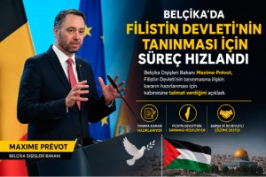 Belçika'da Filistin Devleti'nin tanınması için süreç hızlandı