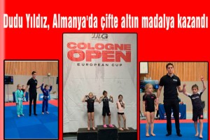Brüksel'de yaşayan 9 yaşındaki Dudu Yıldız, Almanya'da çifte altın madalya kazandı