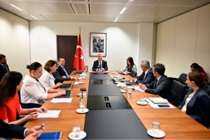 Ticaret Bakanı Ömer Bolat, Brüksel'de STK temsilcileriyle bir araya geldi