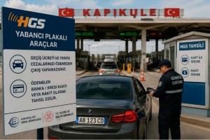 Yabancı plakalı araçlar HGS ve otoyol borçlarını ödemeden Türkiye'den çıkamayacak