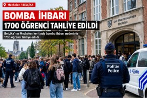 Belçika'da bomba ihbarı nedeniyle 1700 öğrenci tahliye edildi
