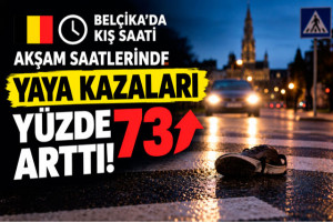 Belçika'da kış saati uygulamasıyla yayaların karıştığı ağır trafik kazaları artıyor
