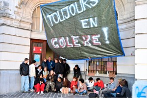 Belçika'da Öğrencilerden Eğitim Reformu Protestosu